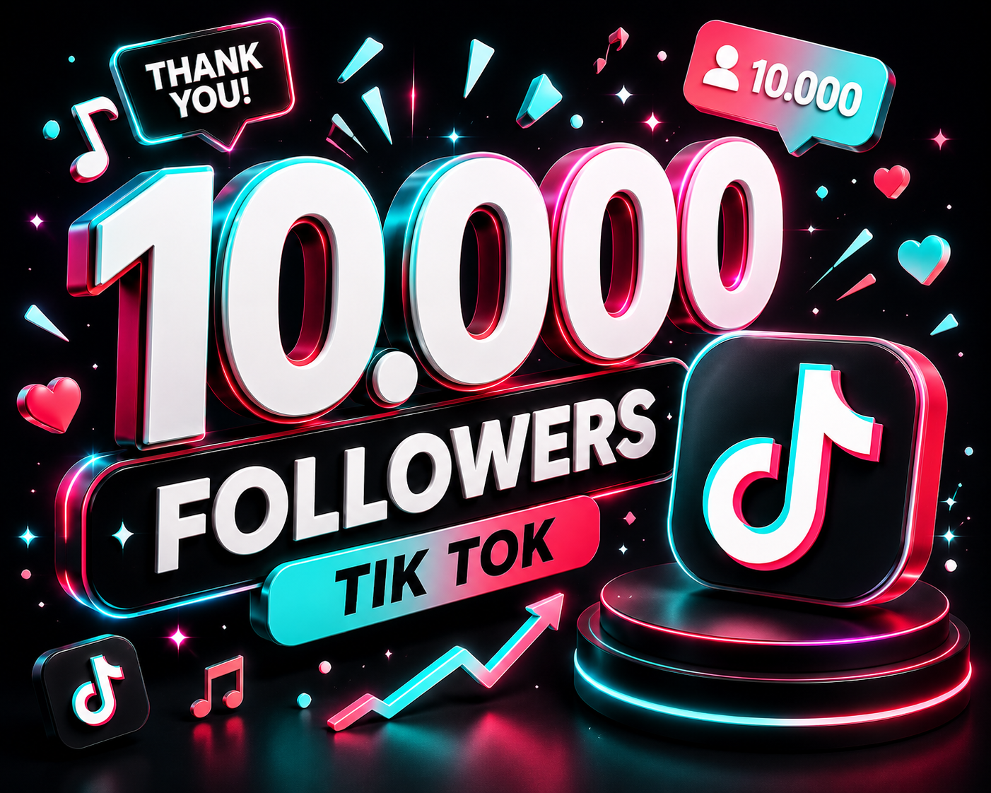 10.000 Followers — Tik Tok
