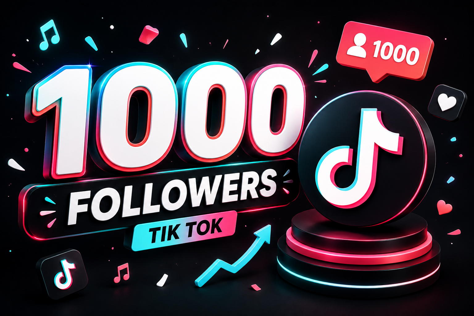 1000 Followers — Tik Tok