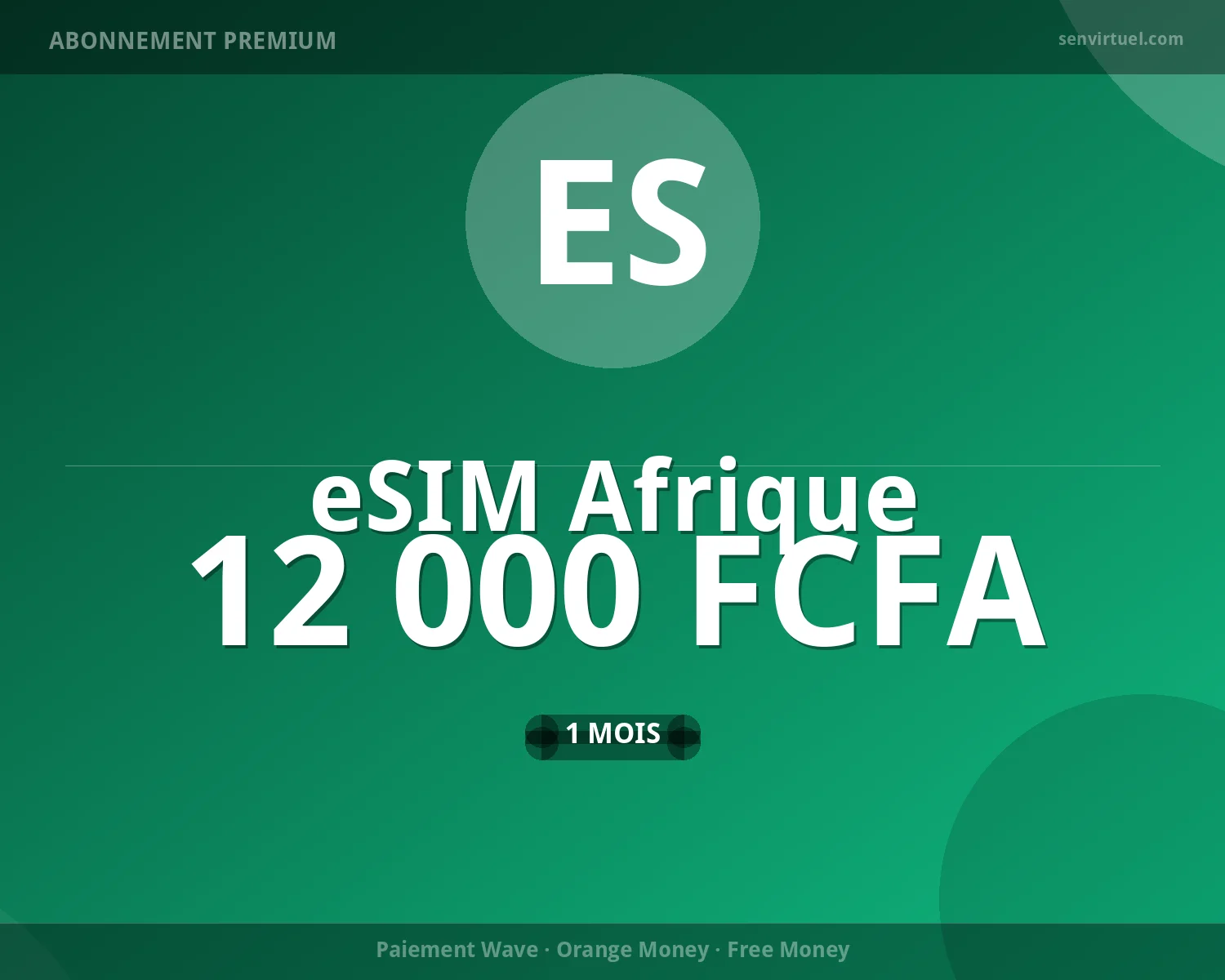 eSIM Afrique (15 pays) 15 jours - 10 Go