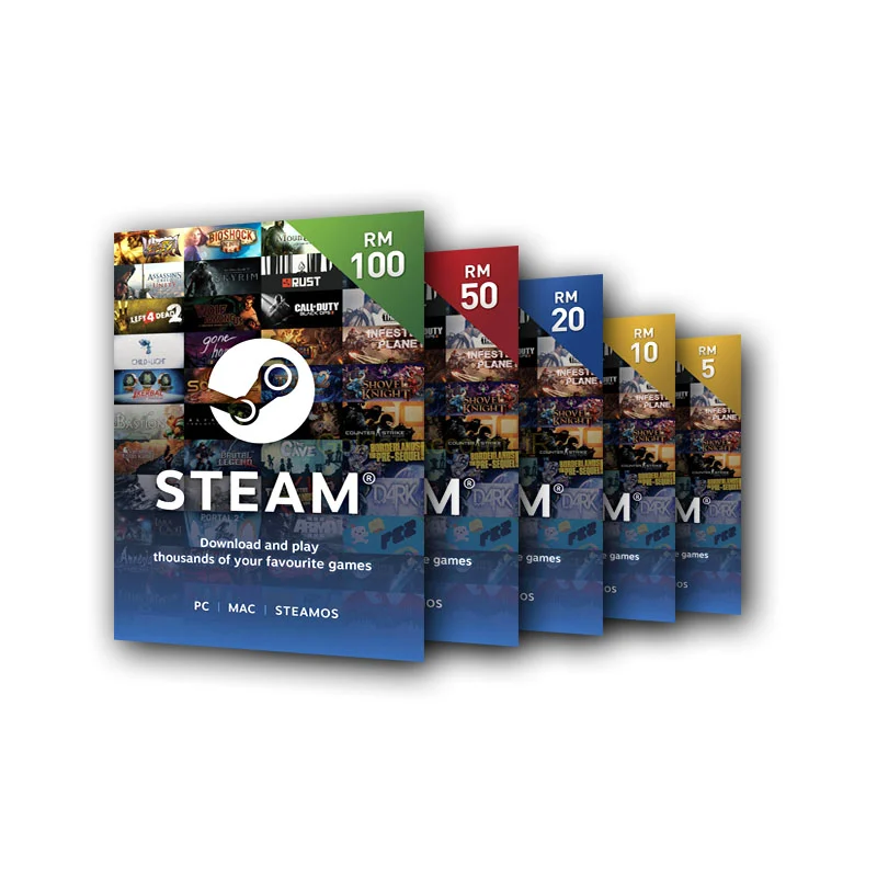 Carte Steam 5$